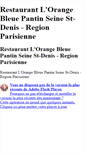 Mobile Screenshot of lorange-bleue.fr